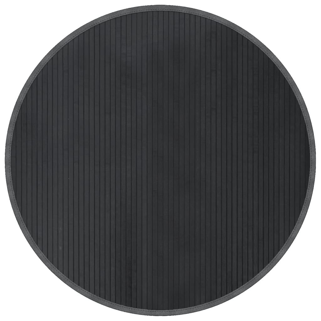 Maison Exclusive - Teppich Rund Grau 100 Cm Bambus