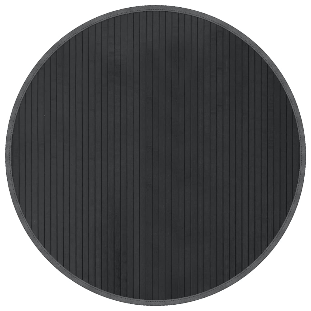 Maison Exclusive - Teppich Rund Grau 80 Cm Bambus