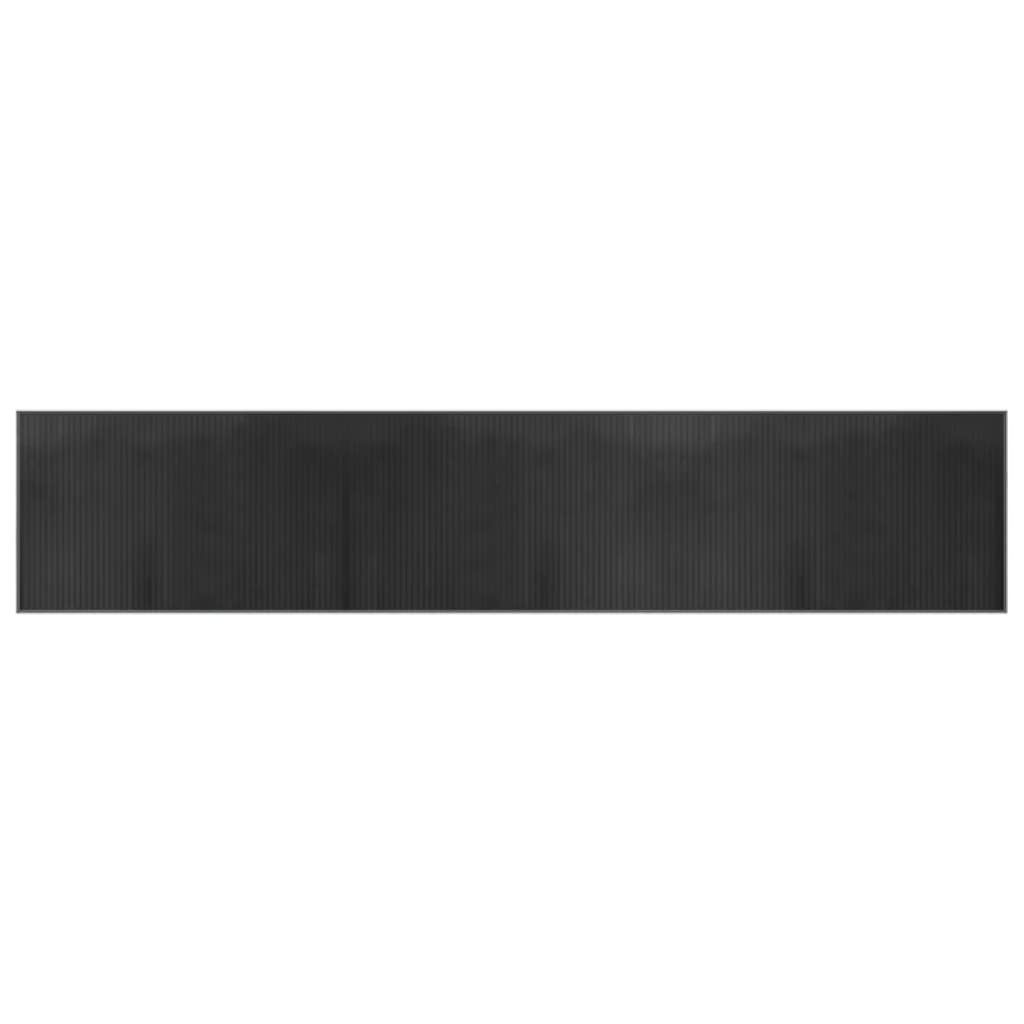 Maison Exclusive - Teppich Rechteckig Grau 60x300 Cm Bambus