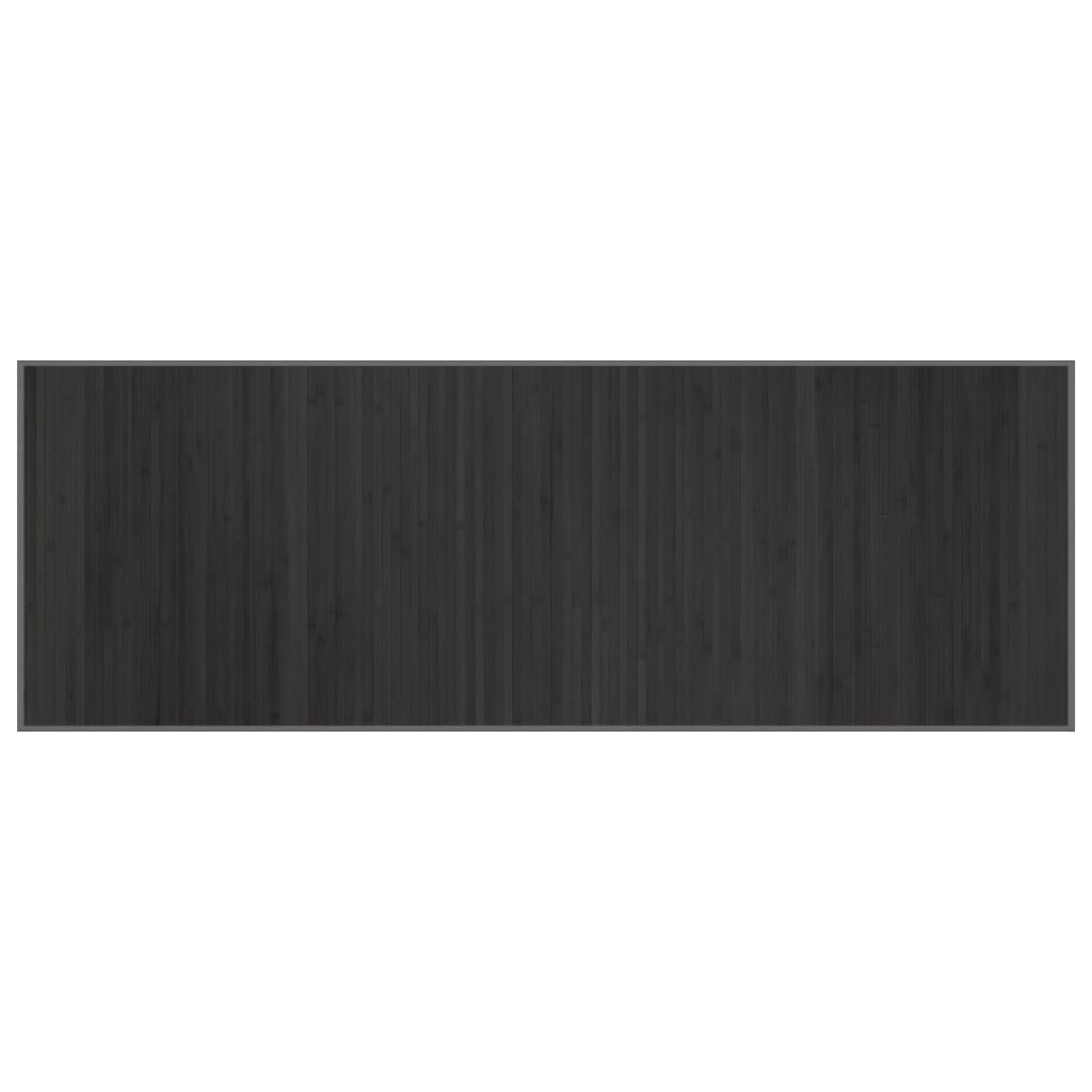 Maison Exclusive - Teppich Rechteckig Grau 70x200 Cm Bambus
