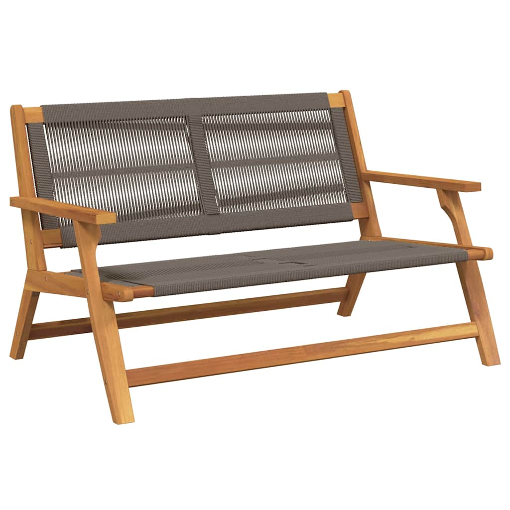 Maison Exclusive - Garten Relax Bank Grau Massivholz Akazie