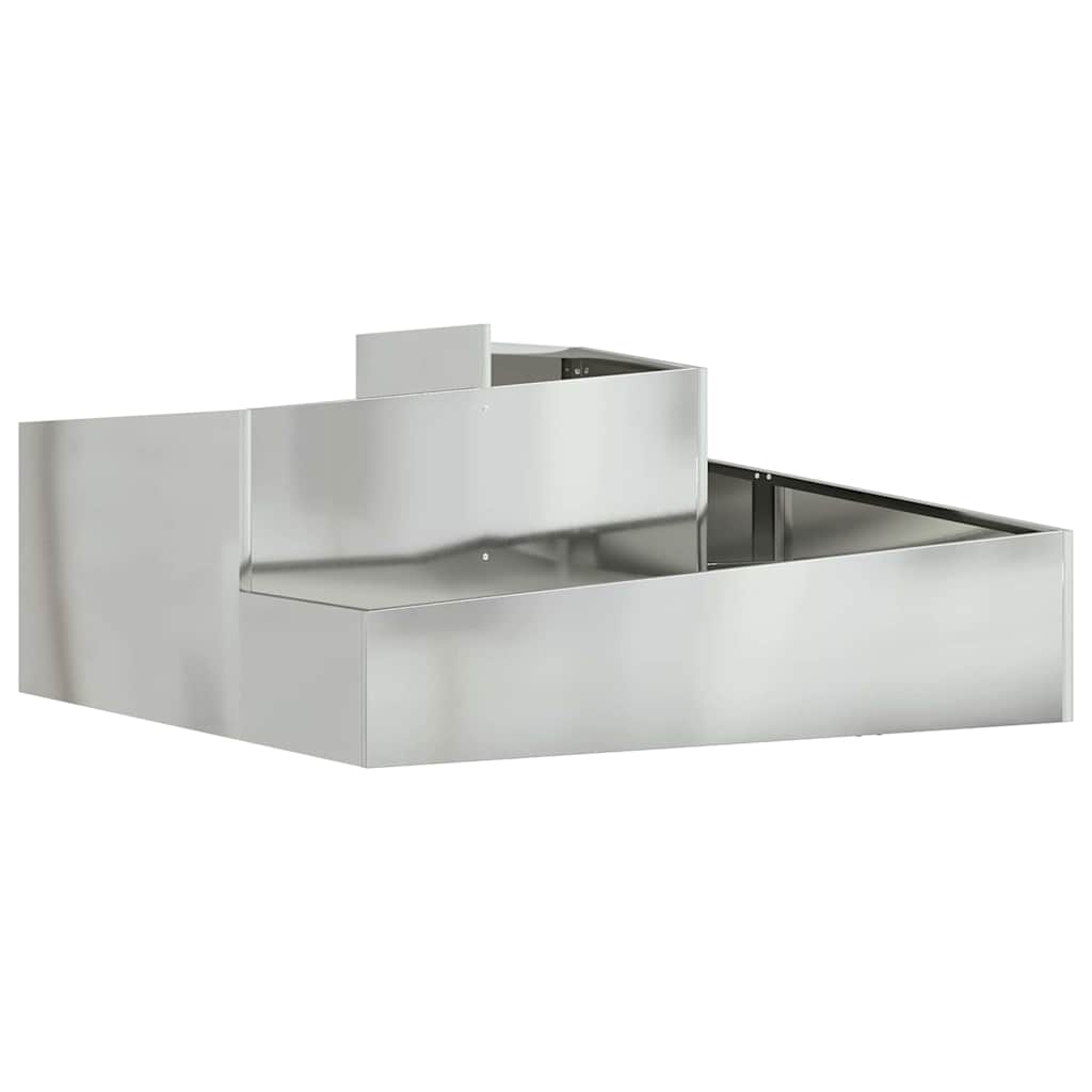 Maison Exclusive - Garten-pflanzgefäß Silber 100 X 100 X 50 Cm Ve