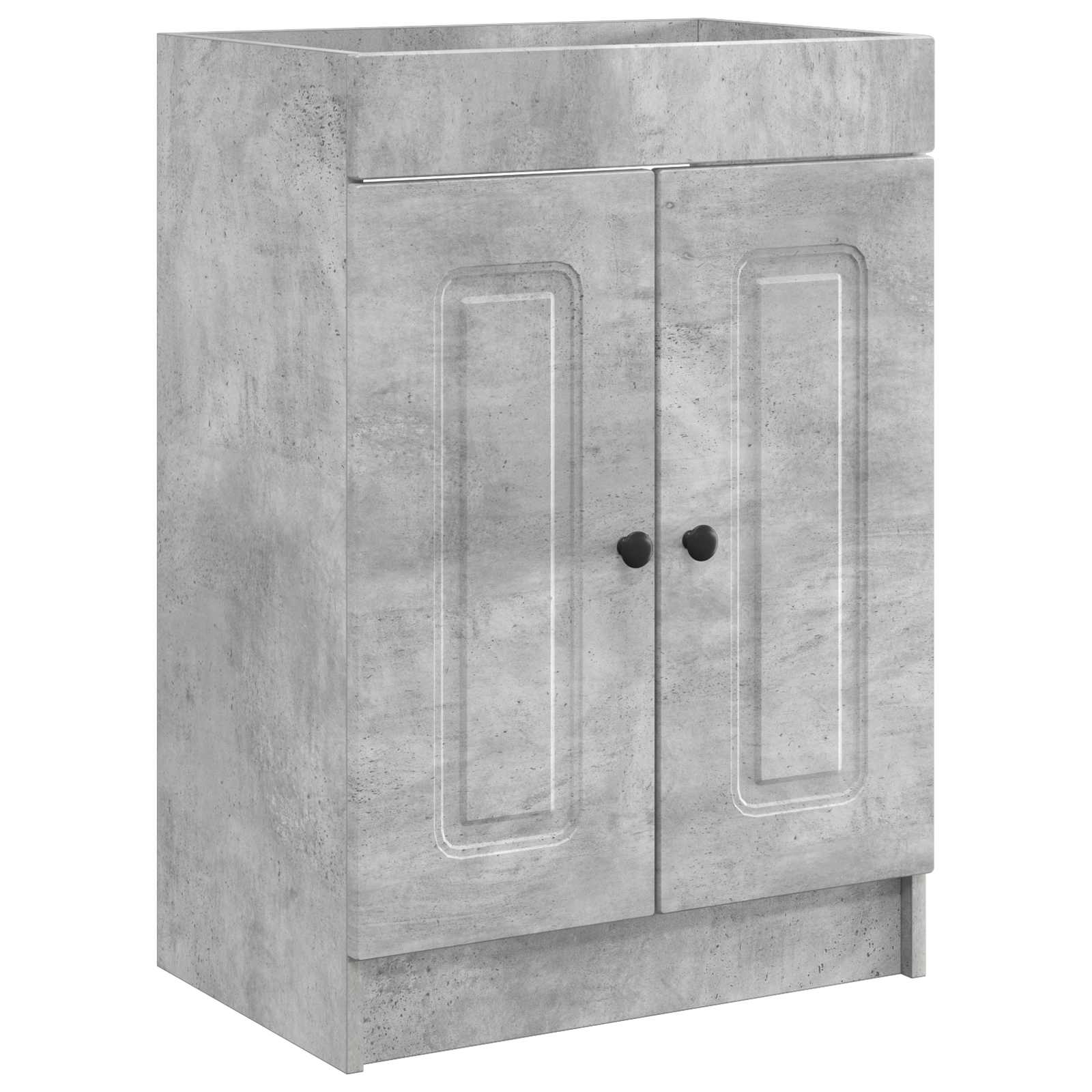 Maison Exclusive - Unter Dem Waschbecken Badschrank Betongrau 56