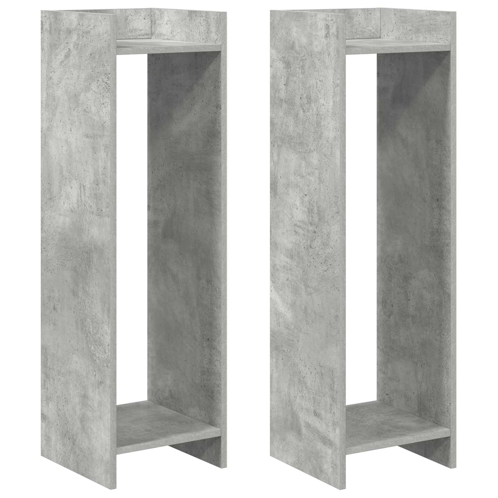Maison Exclusive - Pflanzenständer 2 Stk. Betongrau 30 X 30 X 100