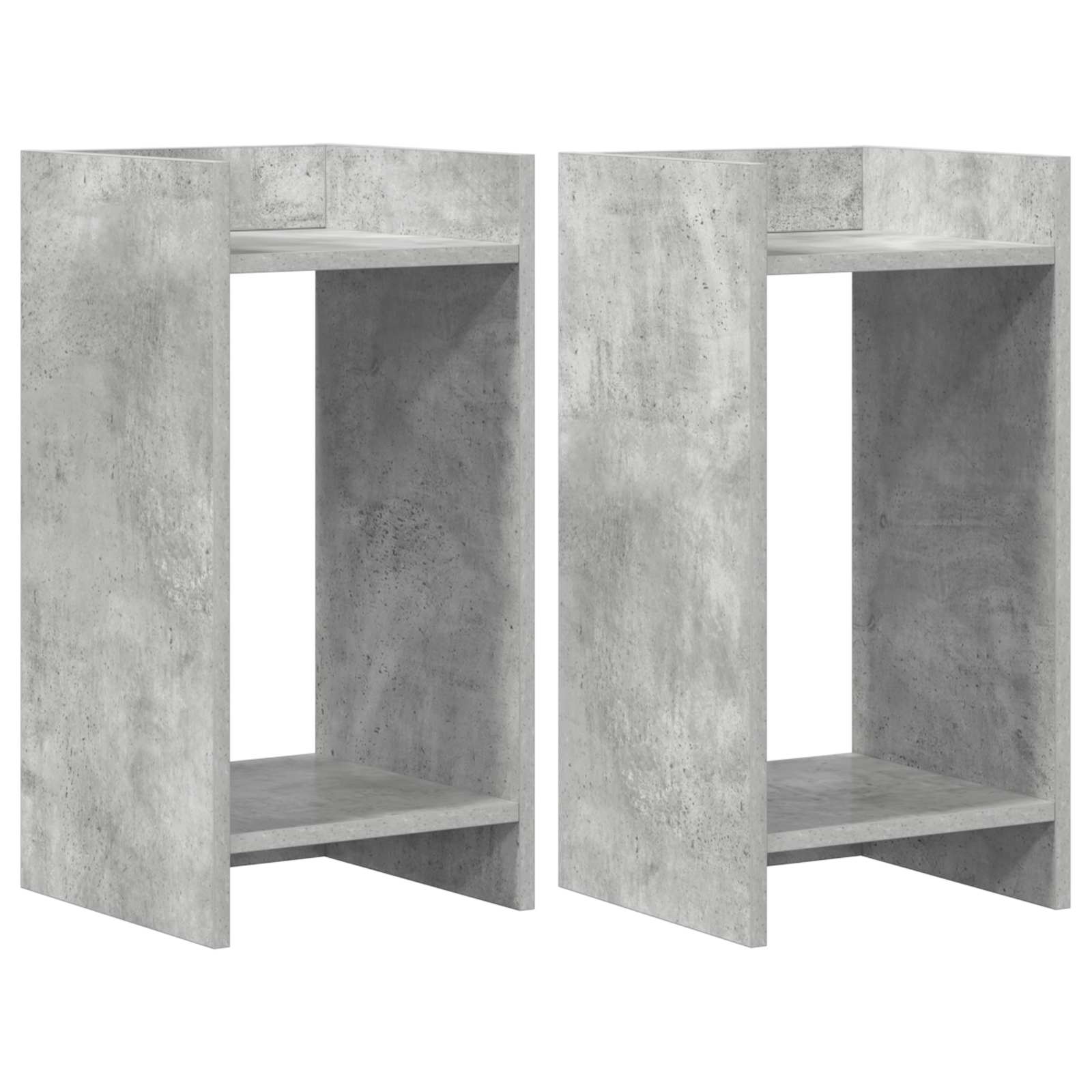 Maison Exclusive - Pflanzenständer 2 Stk. Betongrau 30 X 30 X 60