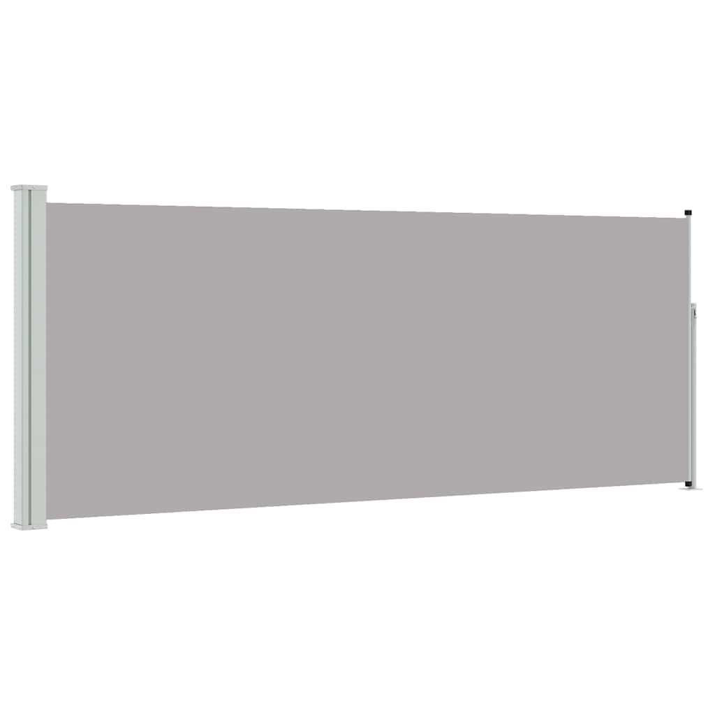 Maison Exclusive - Ausziehbare Seitenmarkise 117×314 Cm Grau