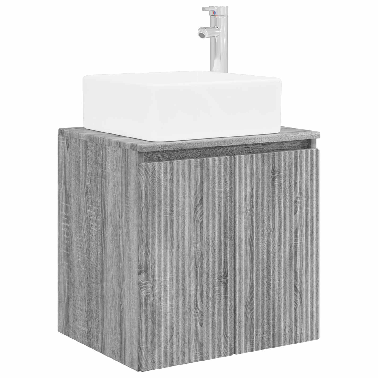 Maison Exclusive - Wandmontierte Waschtisch Grau Sonoma 53 X 35 X