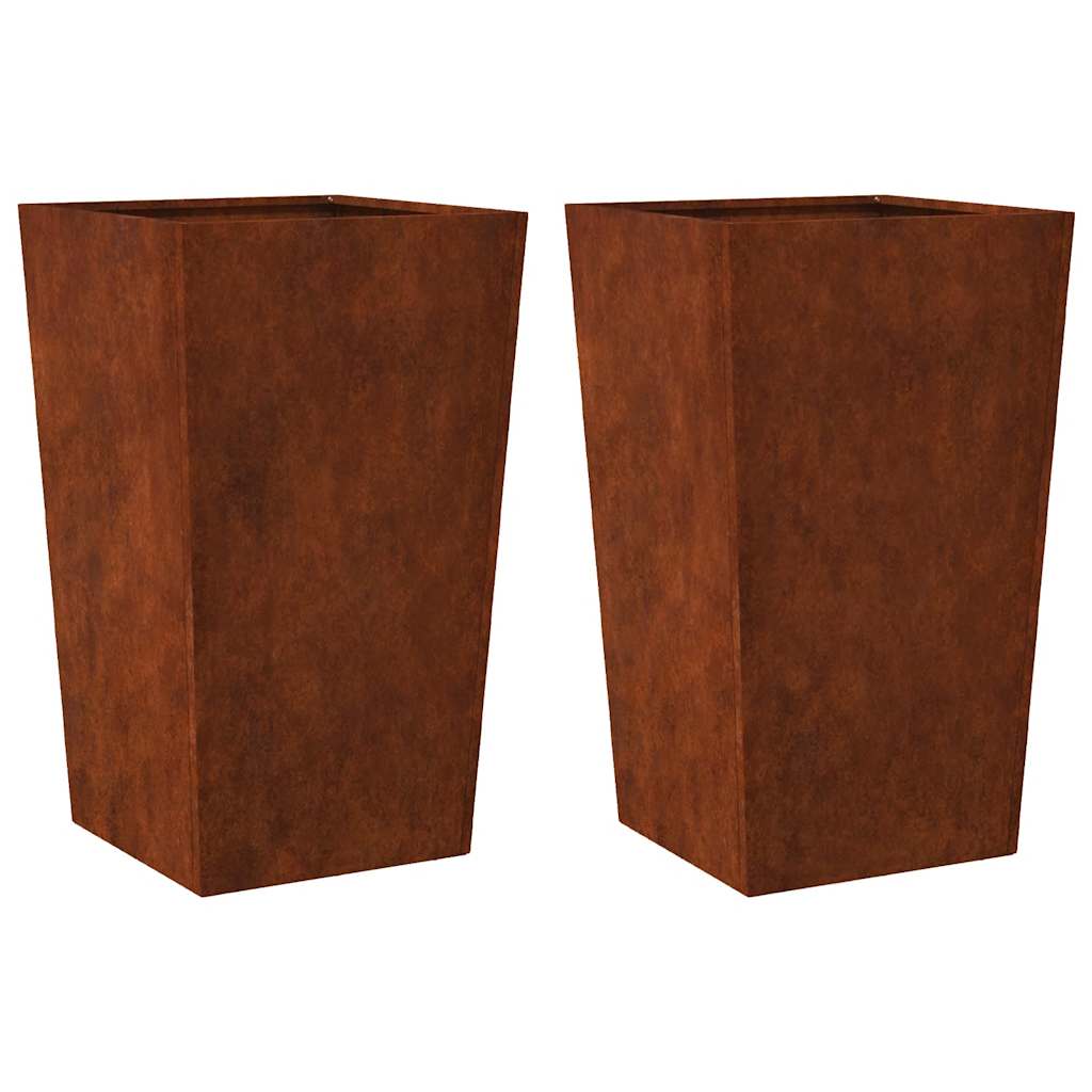 Maison Exclusive - Pflanzkübel 2 Stk. 45x45x75 Cm Wetterfester St