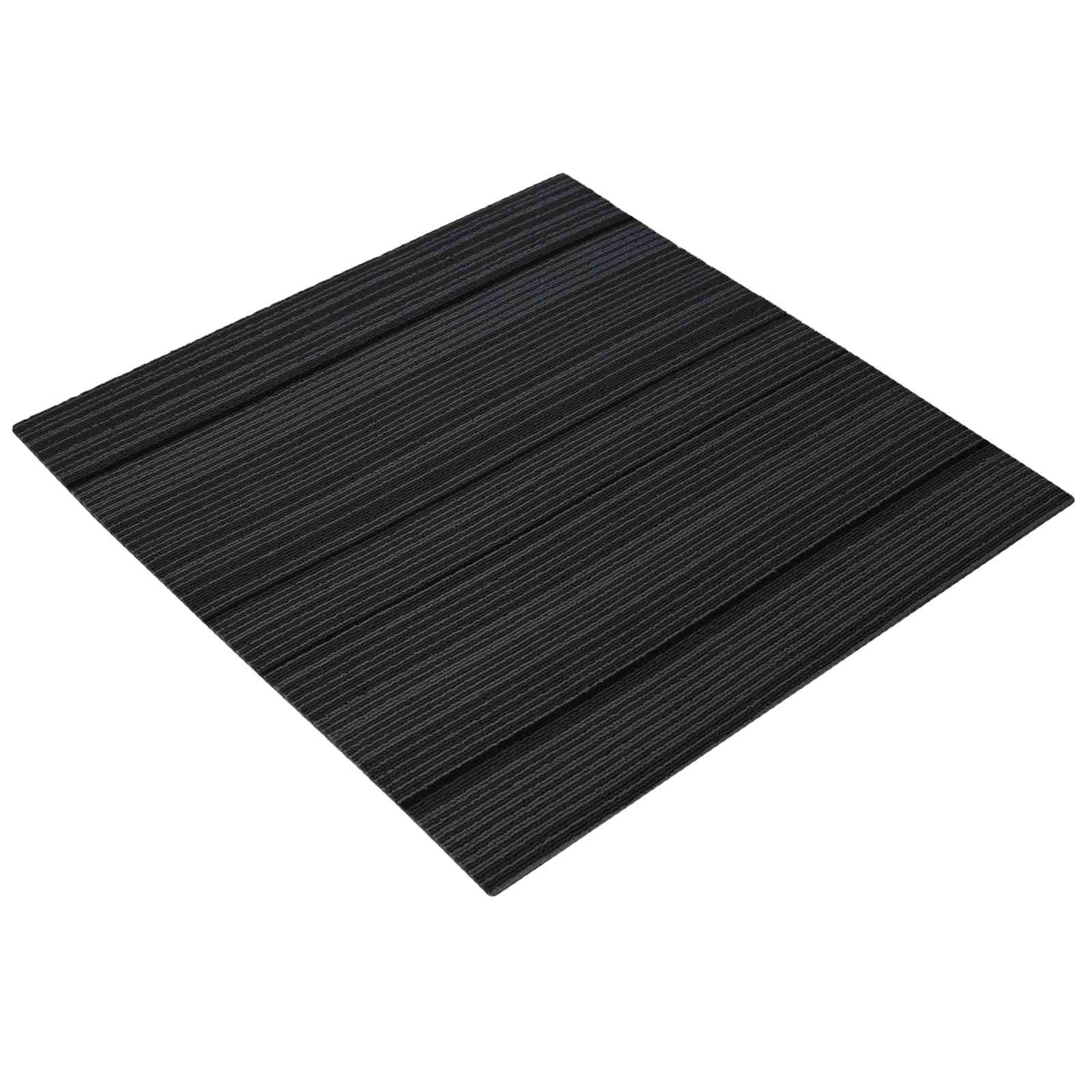 Maison Exclusive - Teppichfliese Gestreift Hellgrau 50 X 50 Cm 20