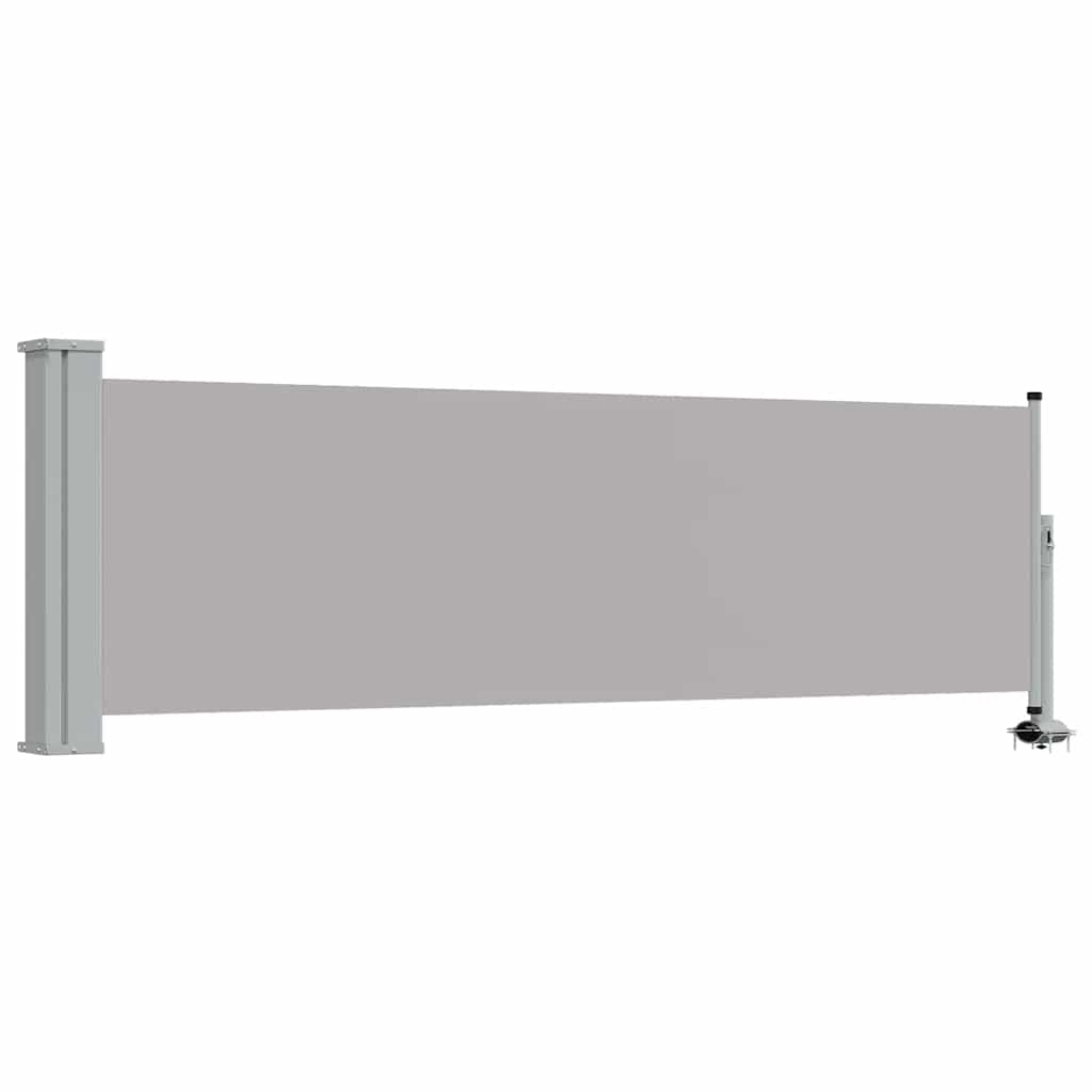 Maison Exclusive - Ausziehbare Seitenmarkise 80×300 Cm Grau