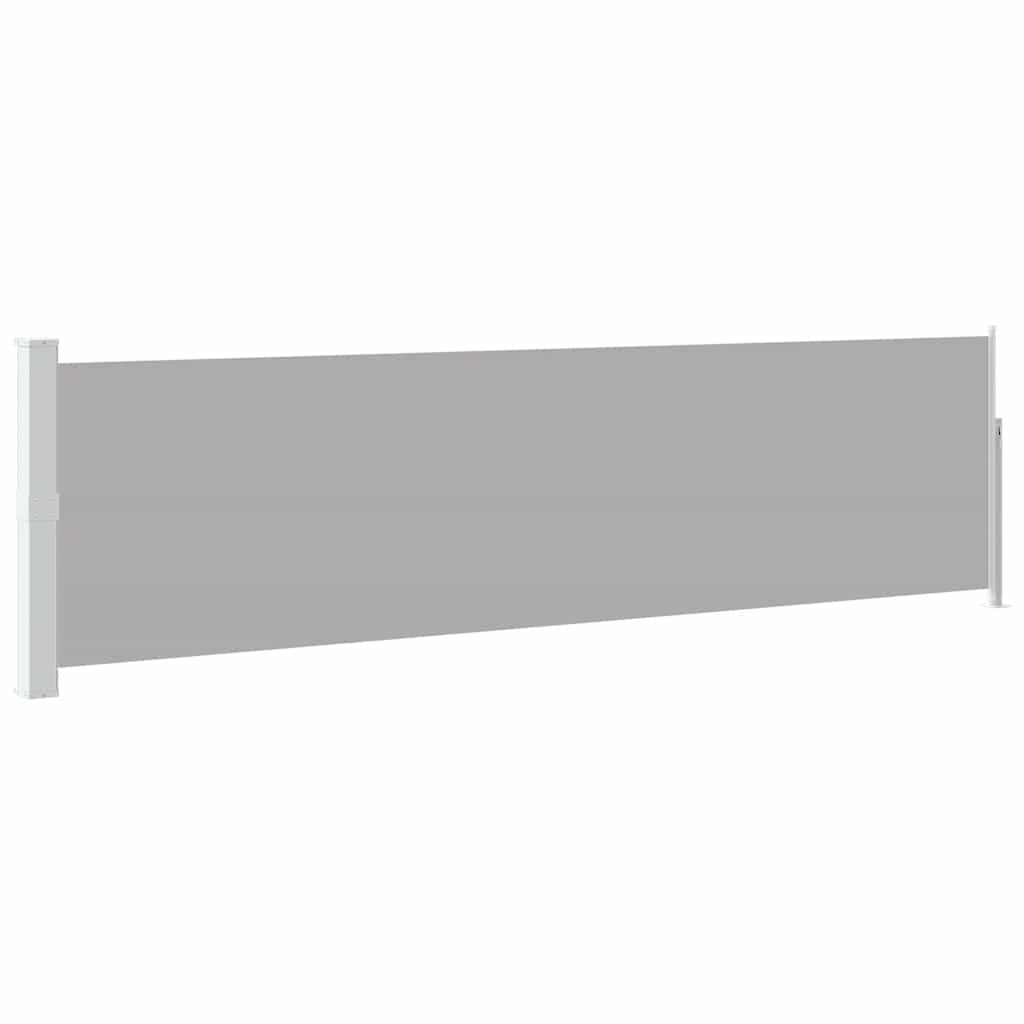 Maison Exclusive - Ausziehbare Seitenmarkise 140×514 Cm Grau