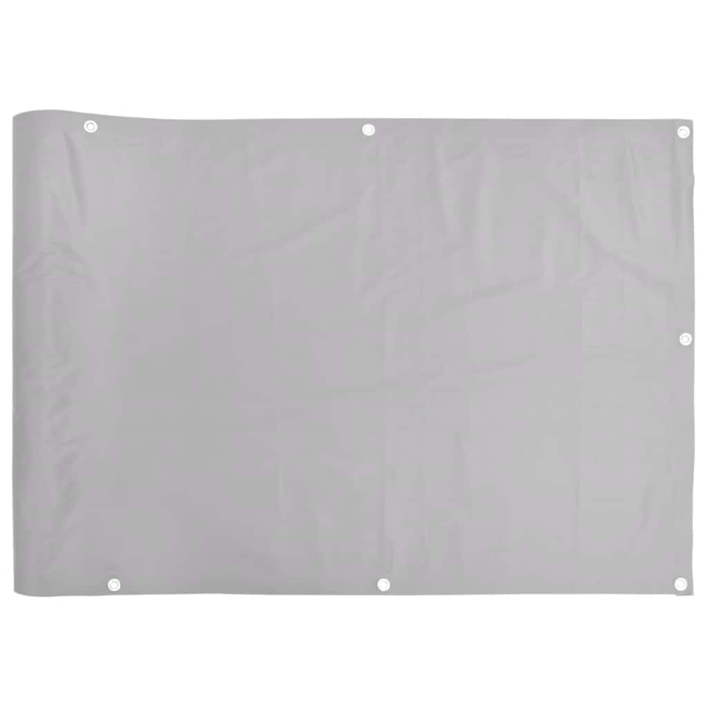 Maison Exclusive - Balkon-sichtschutz Grau 400x120 Cm Pvc