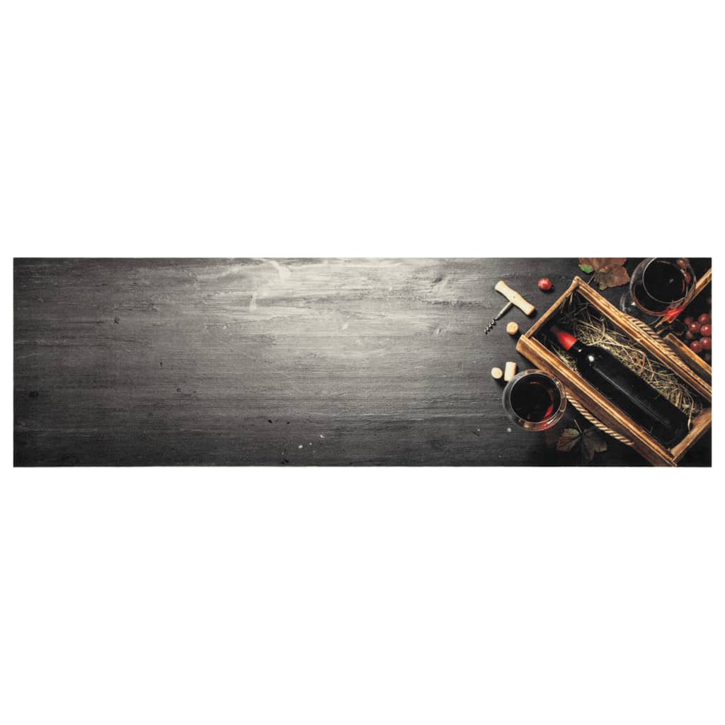 Maison Exclusive - Küchenteppich Waschbar Weinflasche 45x150 Cm S