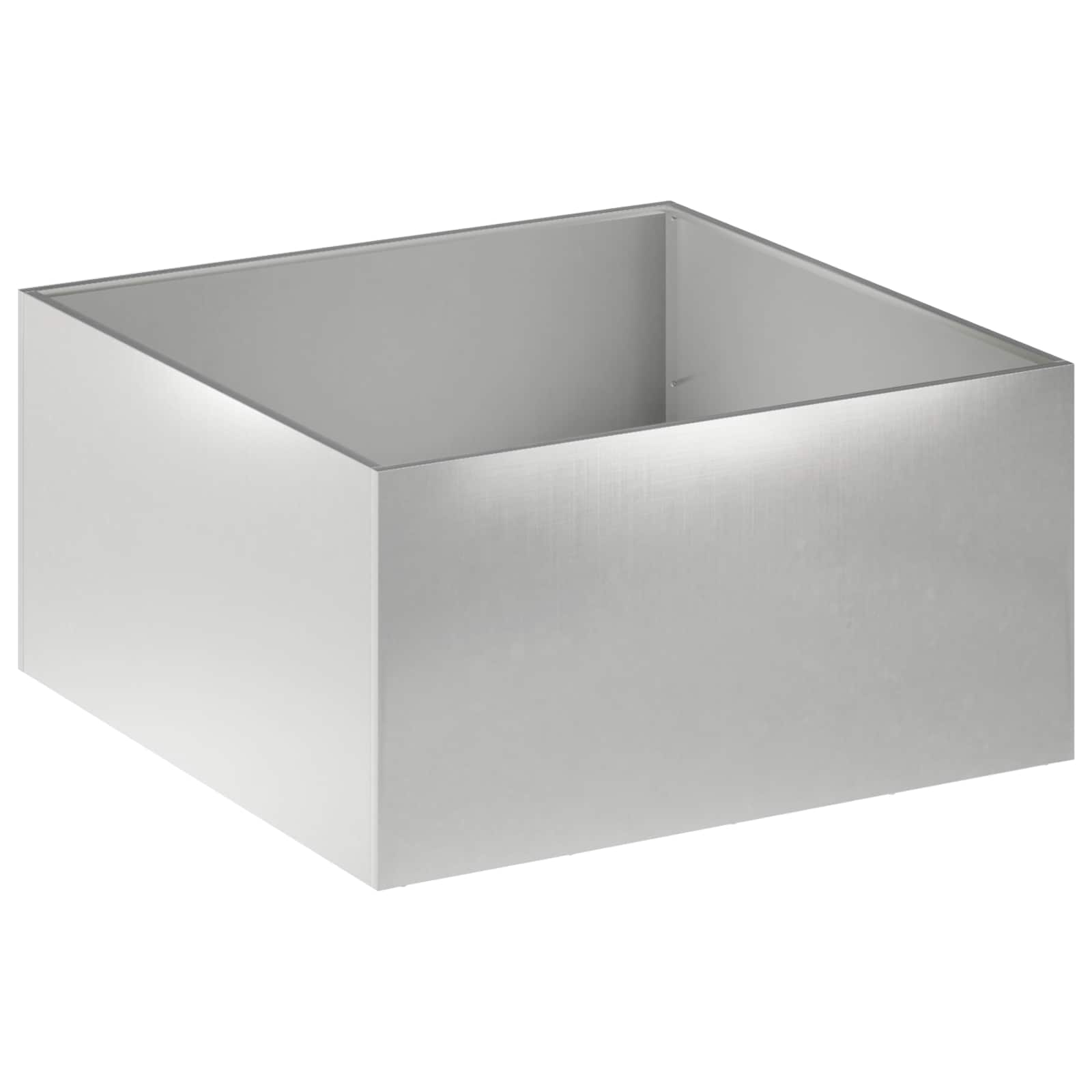 Maison Exclusive - Garten-pflanzgefäß Silber 60 X 60 X 40 Cm Edel