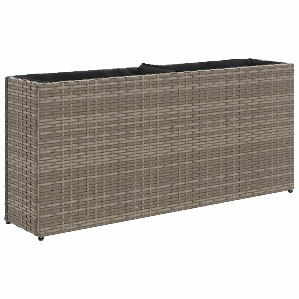 Maison Exclusive - Hochbeet Mit 2 Fächern Grau 90x20x40 Cm Poly R