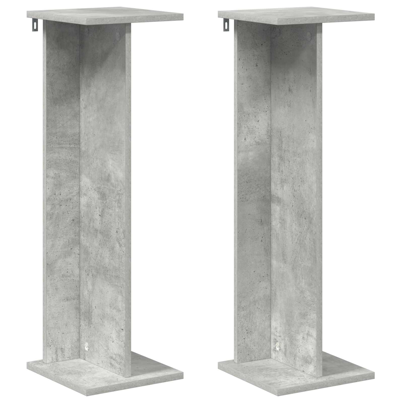Maison Exclusive - Pflanzenständer 2 Stk. Betongrau 25 X 25,5 X 8