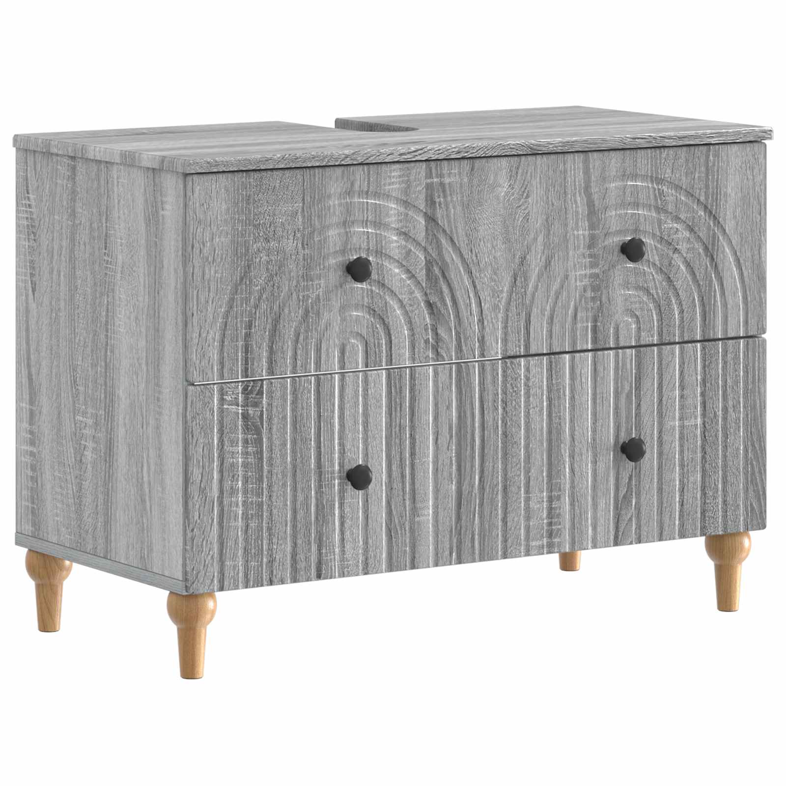 Maison Exclusive - Waschbeckenschrank Alkmaar Sonoma-grau 82 X 41