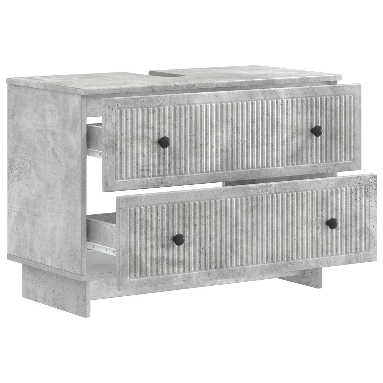 Maison Exclusive - Waschbeckenschrank Ede Betongrau 82 X 41 X 59