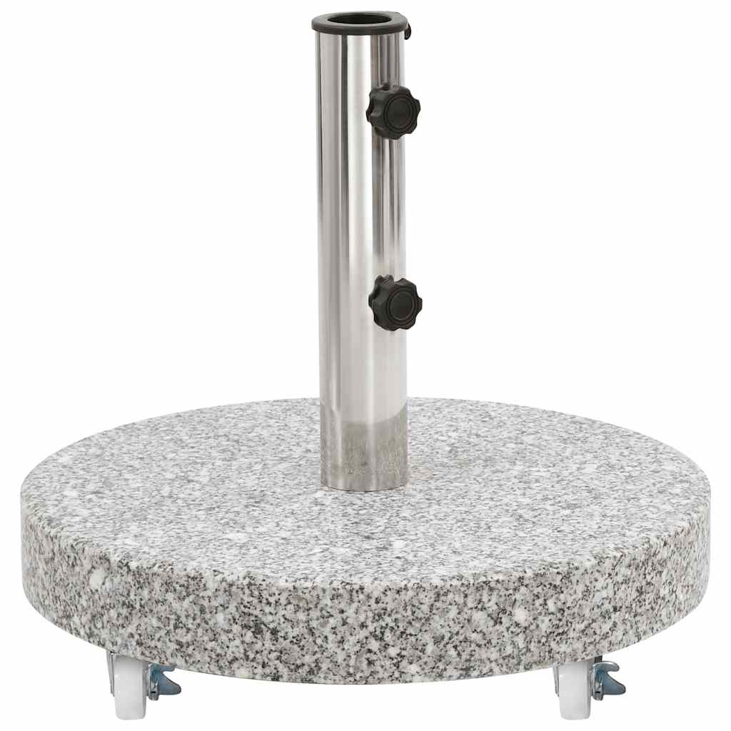 Maison Exclusive - Sonnenschirmständer Granit 30 Kg Rund Grau