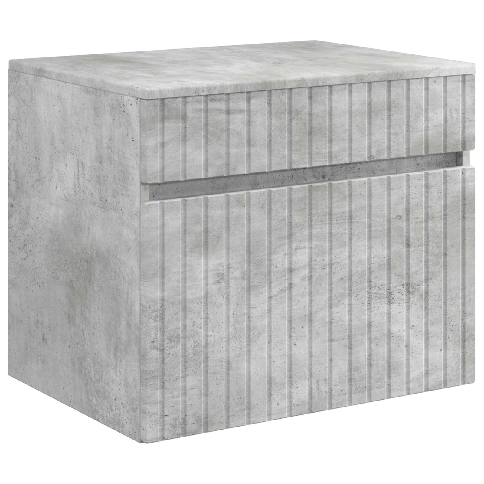 Maison Exclusive - Wandmontierter Badezimmerschrank Betongrau 59