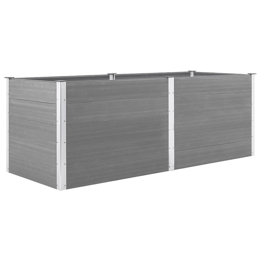 Maison Exclusive - Garten-hochbeet 250 X 100 X 91 Cm Wpc Grau