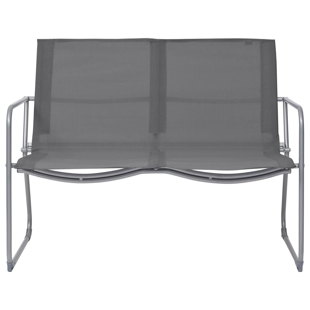 Maison Exclusive - 4-tlg. Garten-lounge-set Stoff Und Stahl Grau