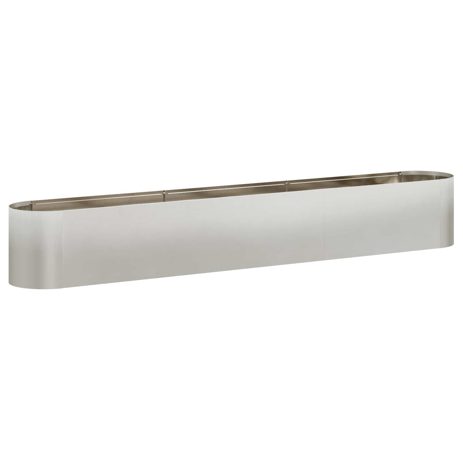 Maison Exclusive - Hochbeet Im Garten Edelstahl 280 X 40 X 40 Cm