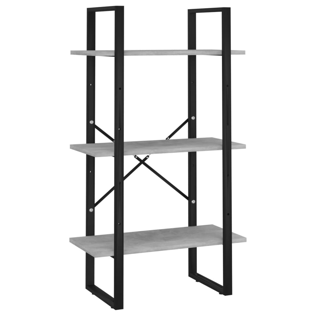 Maison Exclusive - Lagerregal Betongrau 60x30x105 Cm Holzwerkstof