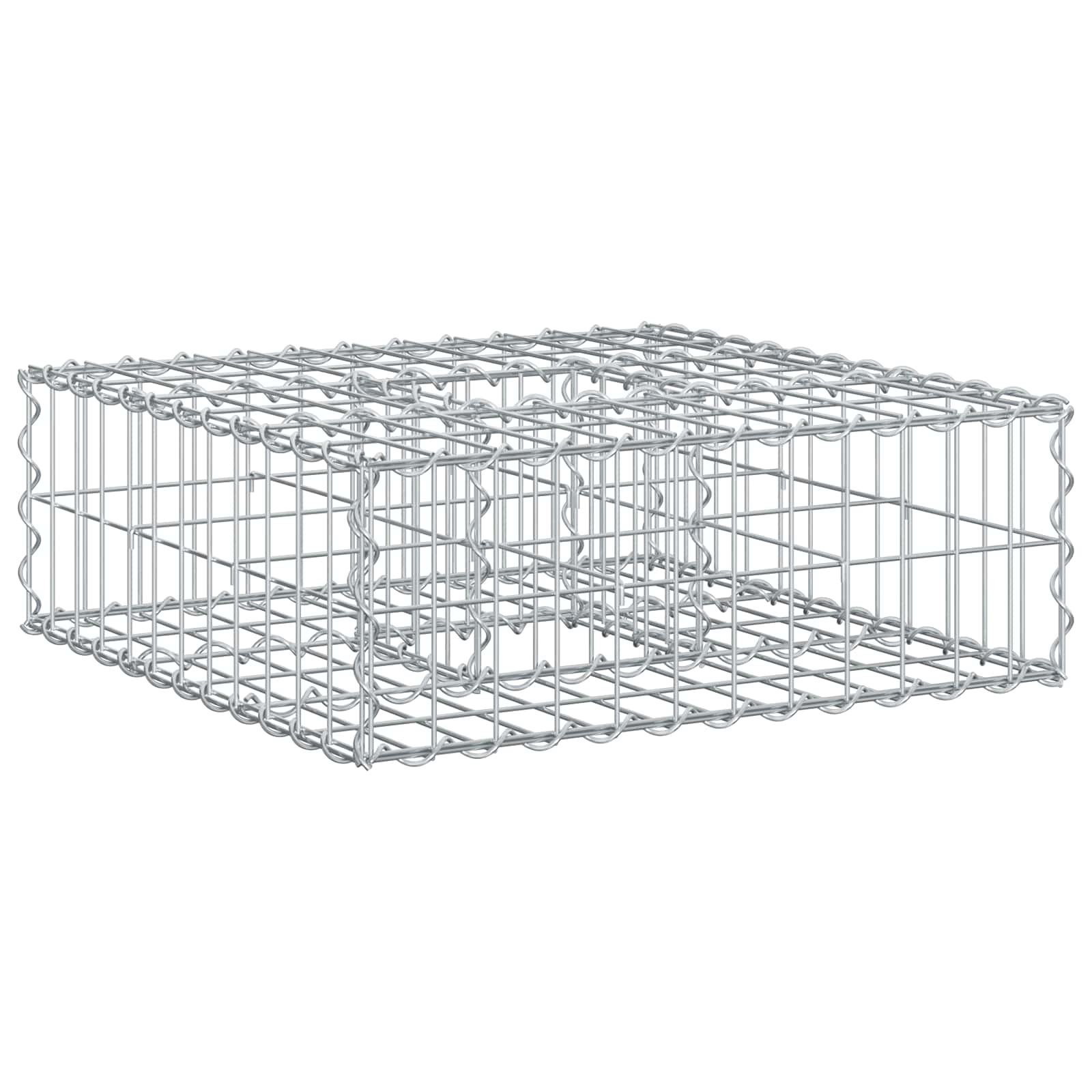 Maison Exclusive - Gabionen Hochbeet 60 X 60 X 20 Cm Verzinkter S