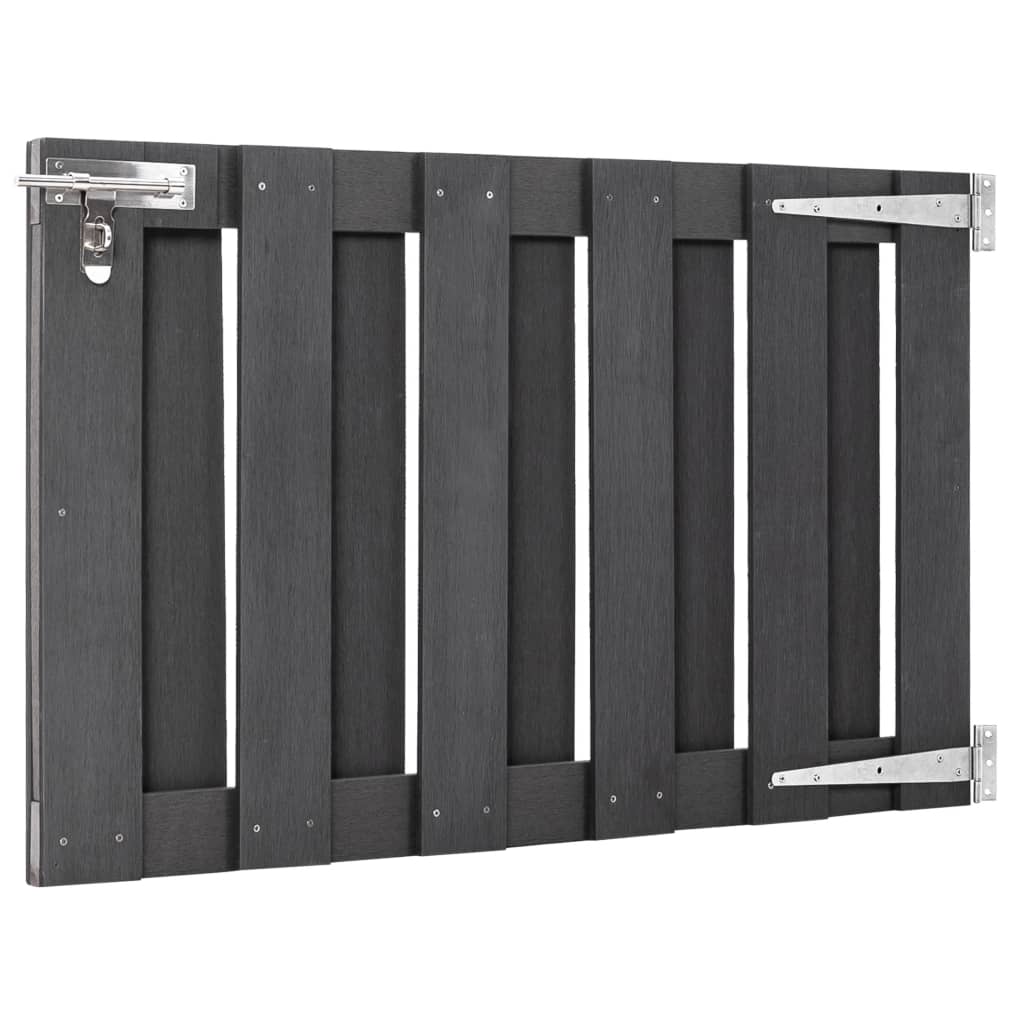 Maison Exclusive - Gartentor Wpc 100 X 60 Cm Grau