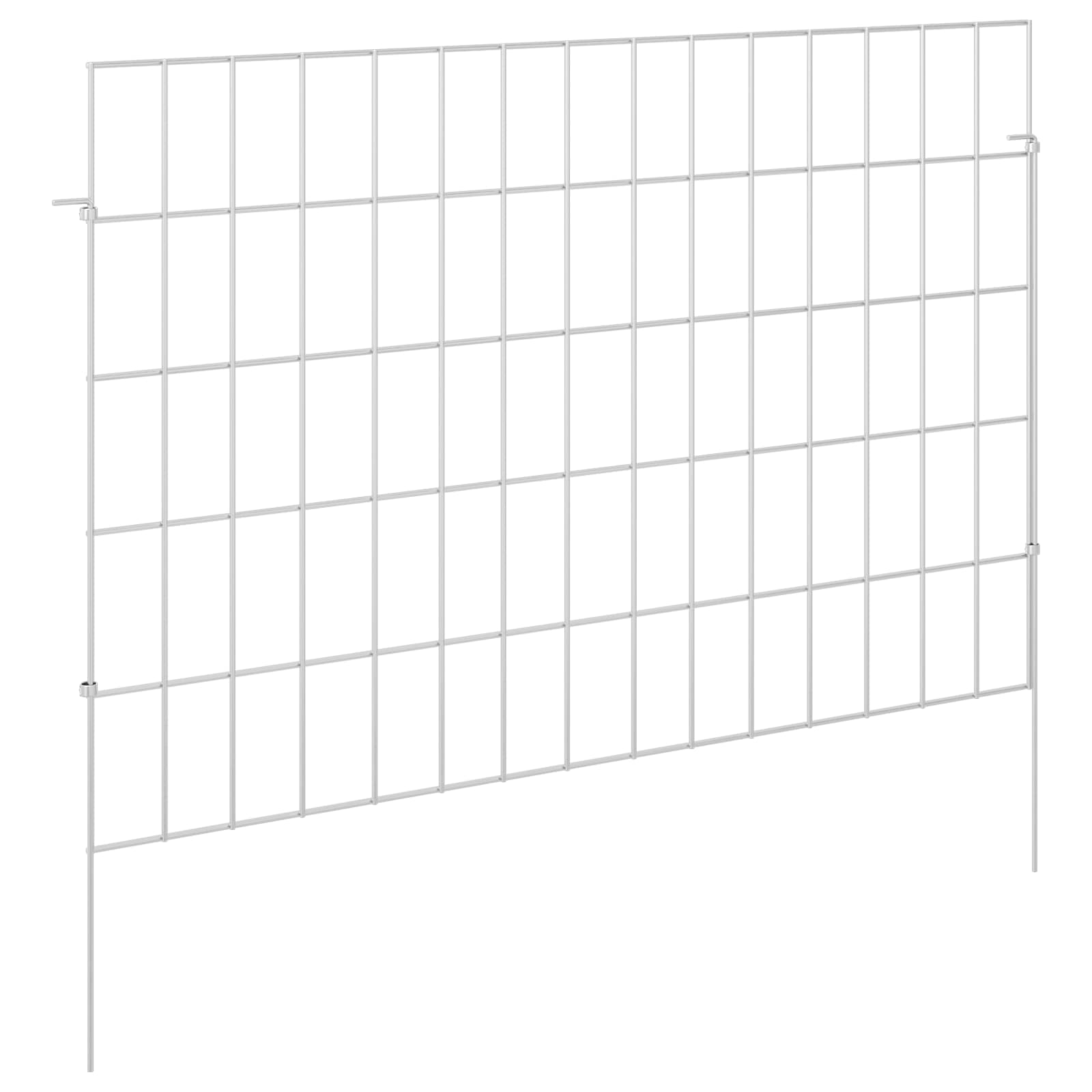 Maison Exclusive - Gartenzaun Mit Pfählen 48 Stk. 75 X 50 Cm Verz