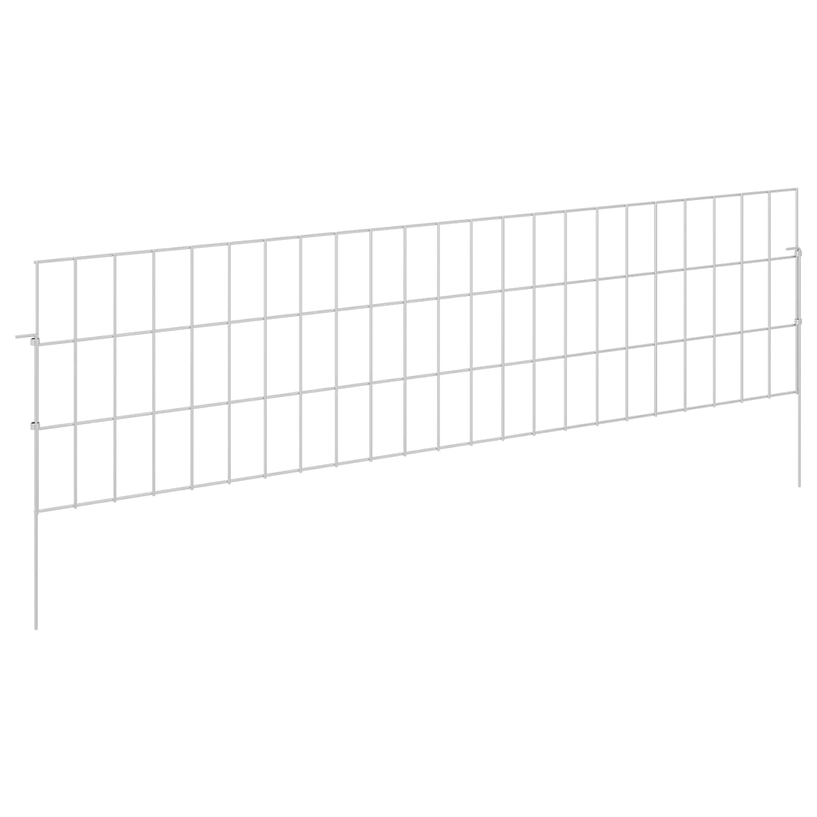Maison Exclusive - Gartenzaun Mit Pfählen 12 Stk. 115 X 30 Cm Ver