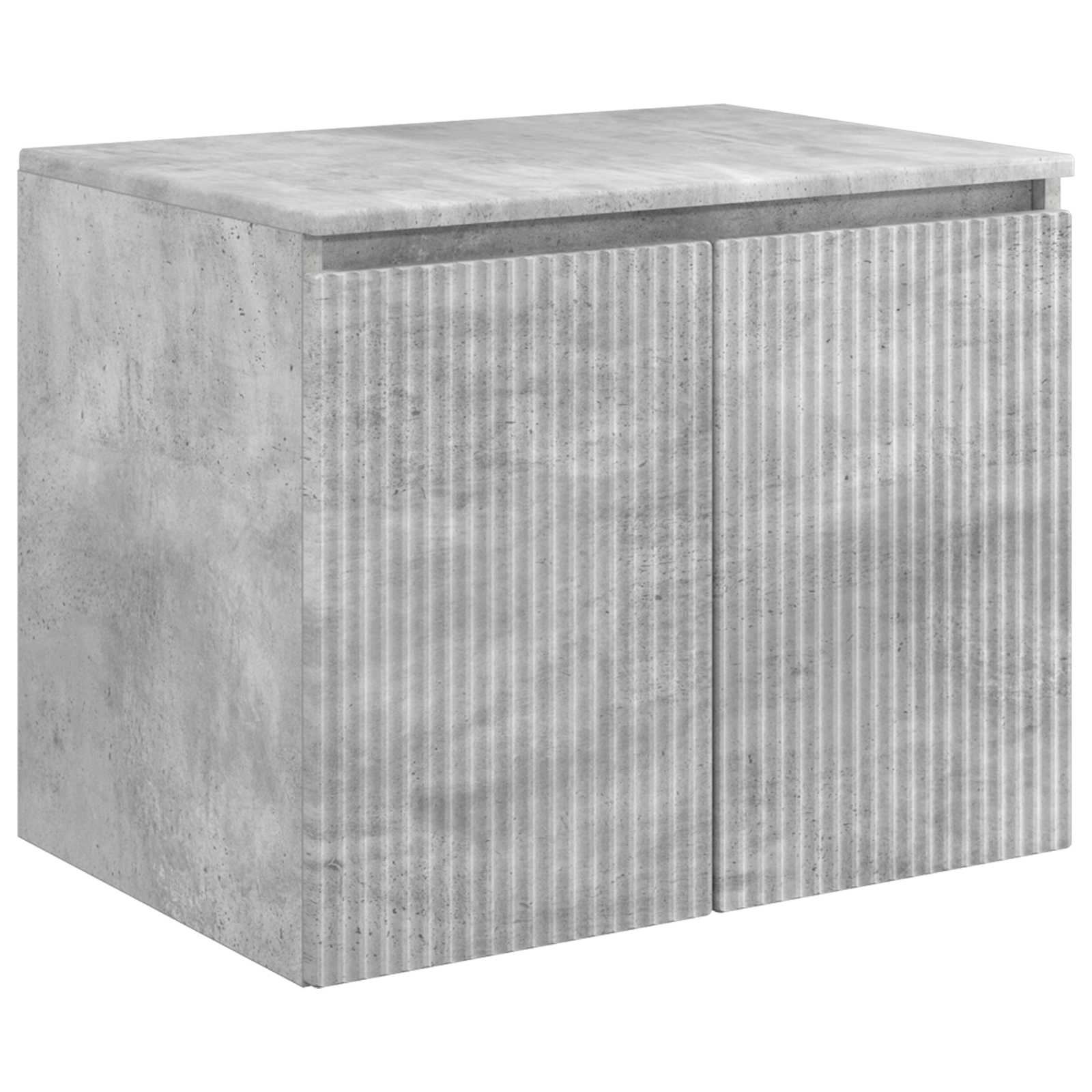 Maison Exclusive - Wandmontierter Badezimmerschrank Betongrau 62,