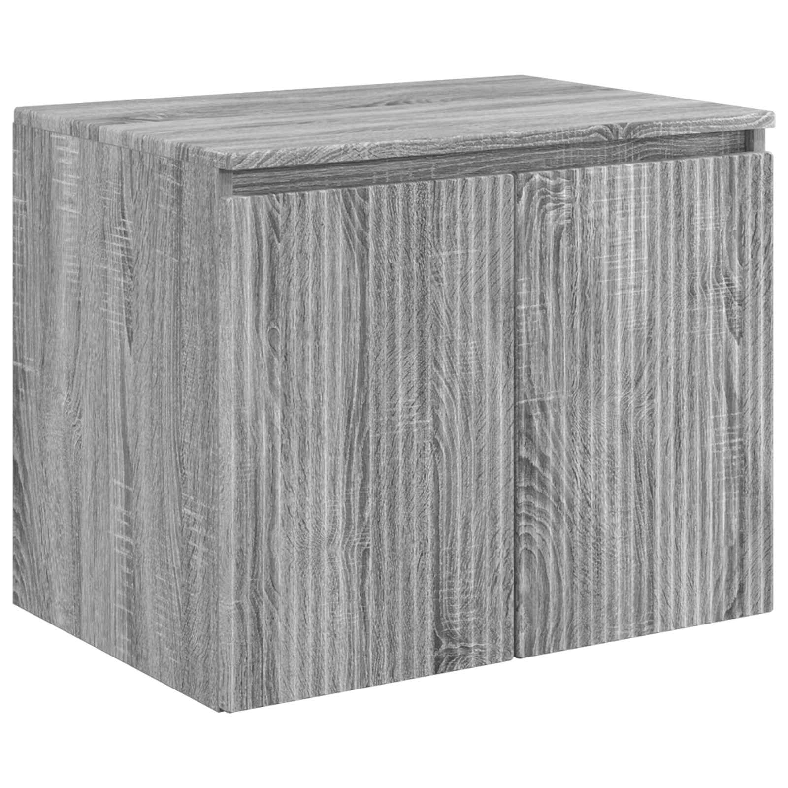 Maison Exclusive - Wandmontierter Badezimmerschrank Grau Sonoma
