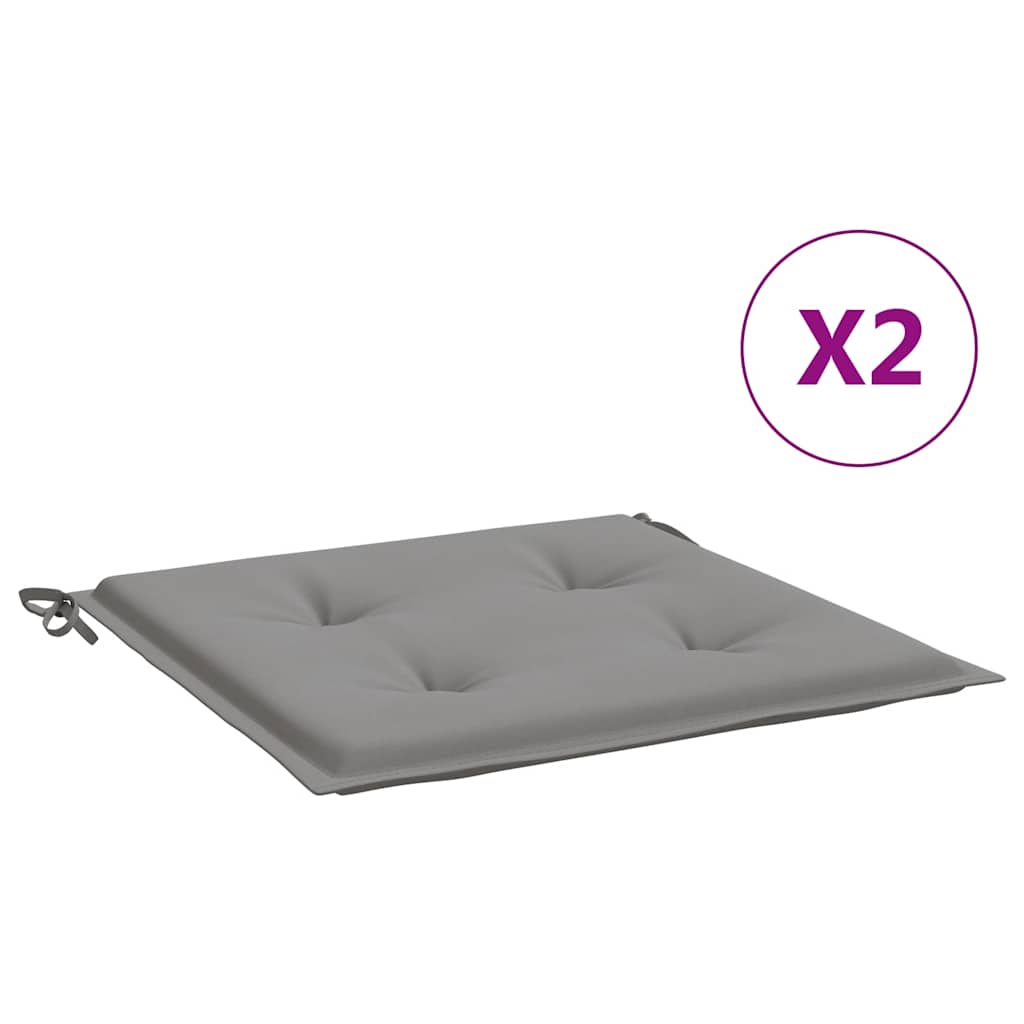Maison Exclusive - Gartenstuhl-kissen 2 Stk. Grau 50x50x3 Cm Oxfo