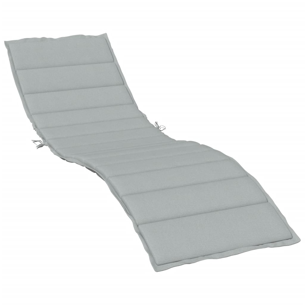 Maison Exclusive - Sonnenliegen-auflage Melange Hellgrau 200x60x4