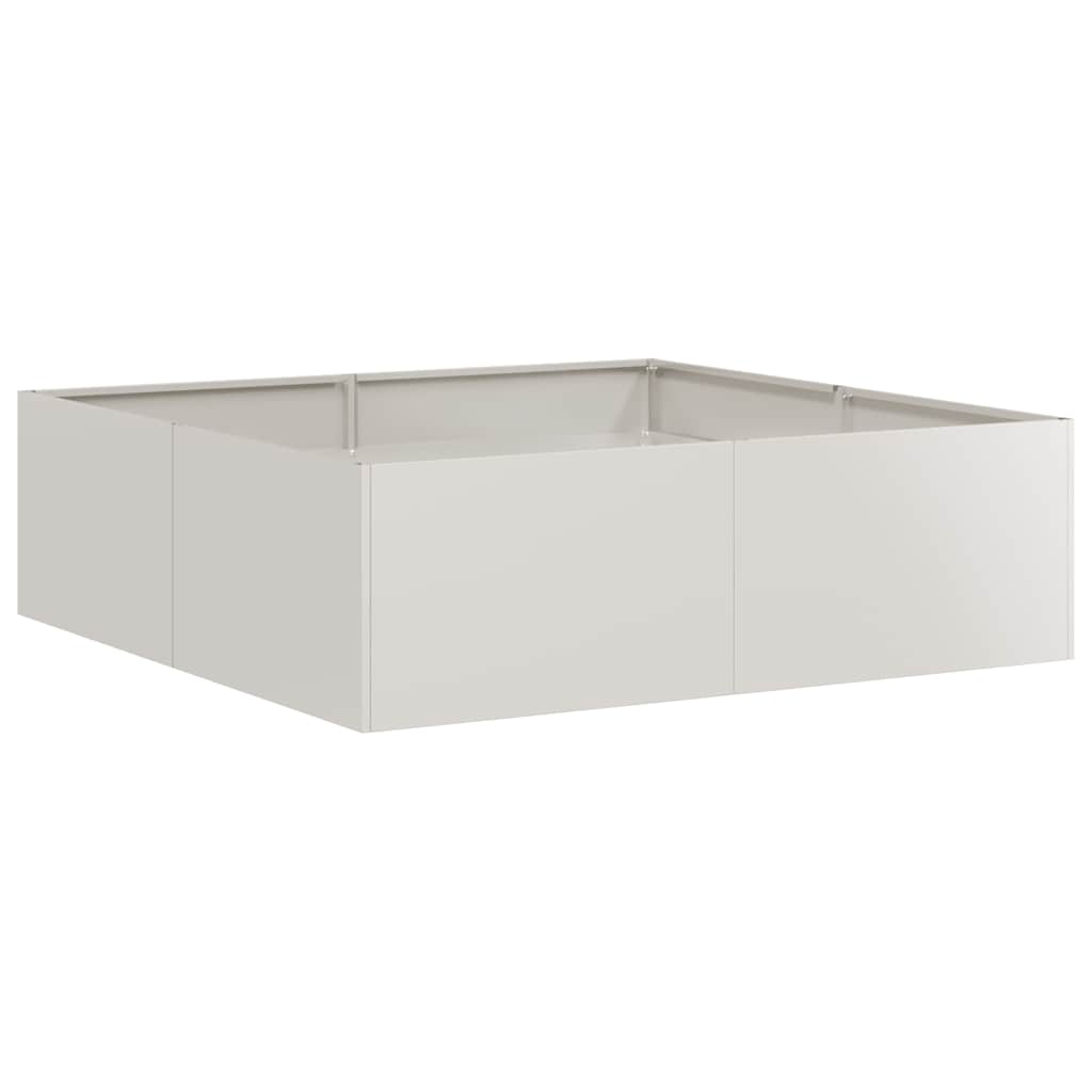 Maison Exclusive - Pflanzkübel 100x100x30 Cm Edelstahl