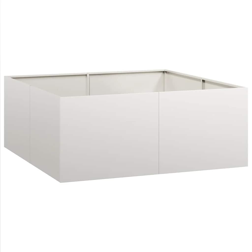Maison Exclusive - Pflanzkübel 100x100x40 Cm Edelstahl