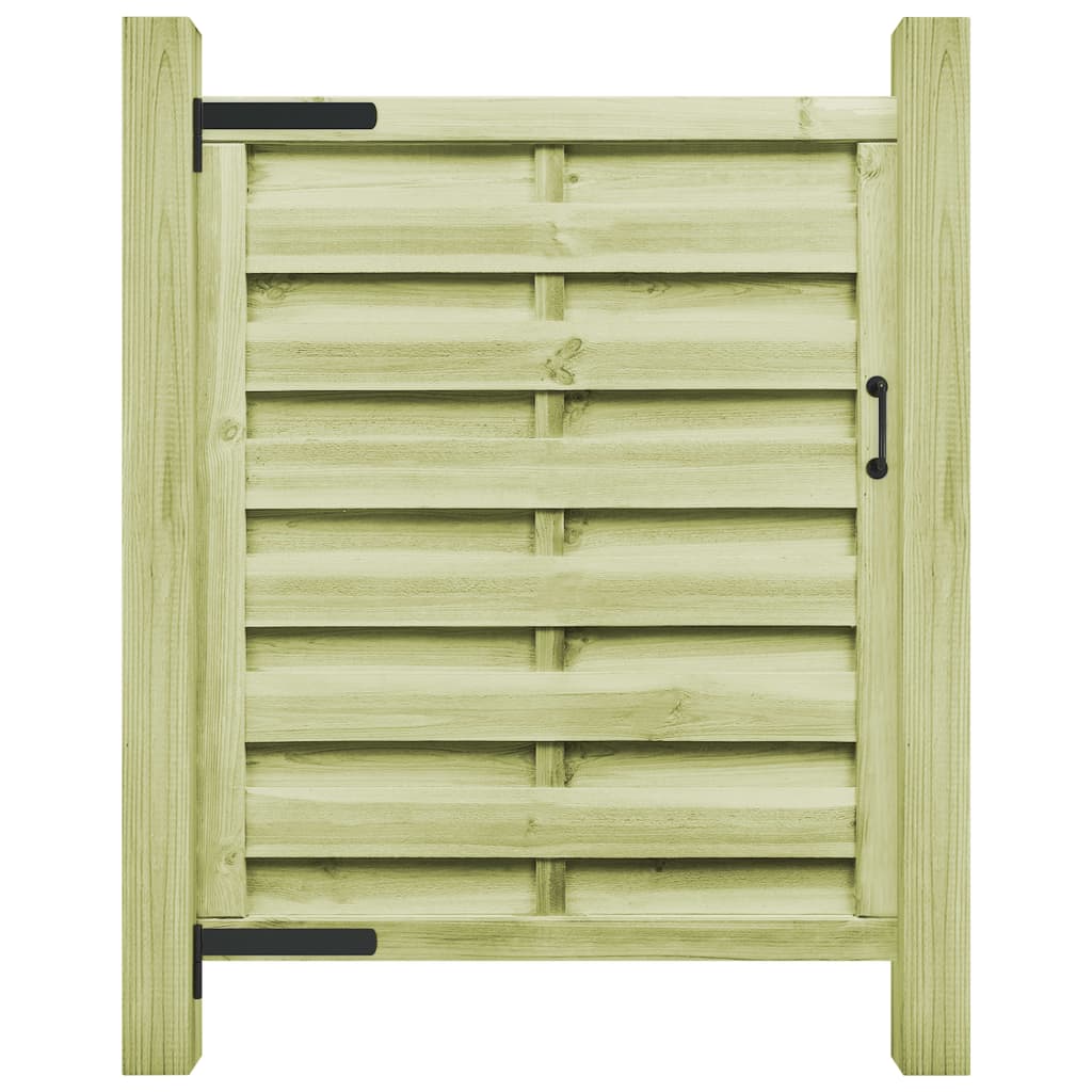 Maison Exclusive - Gartentor Kiefernholz Imprägniert 100x125 Cm G