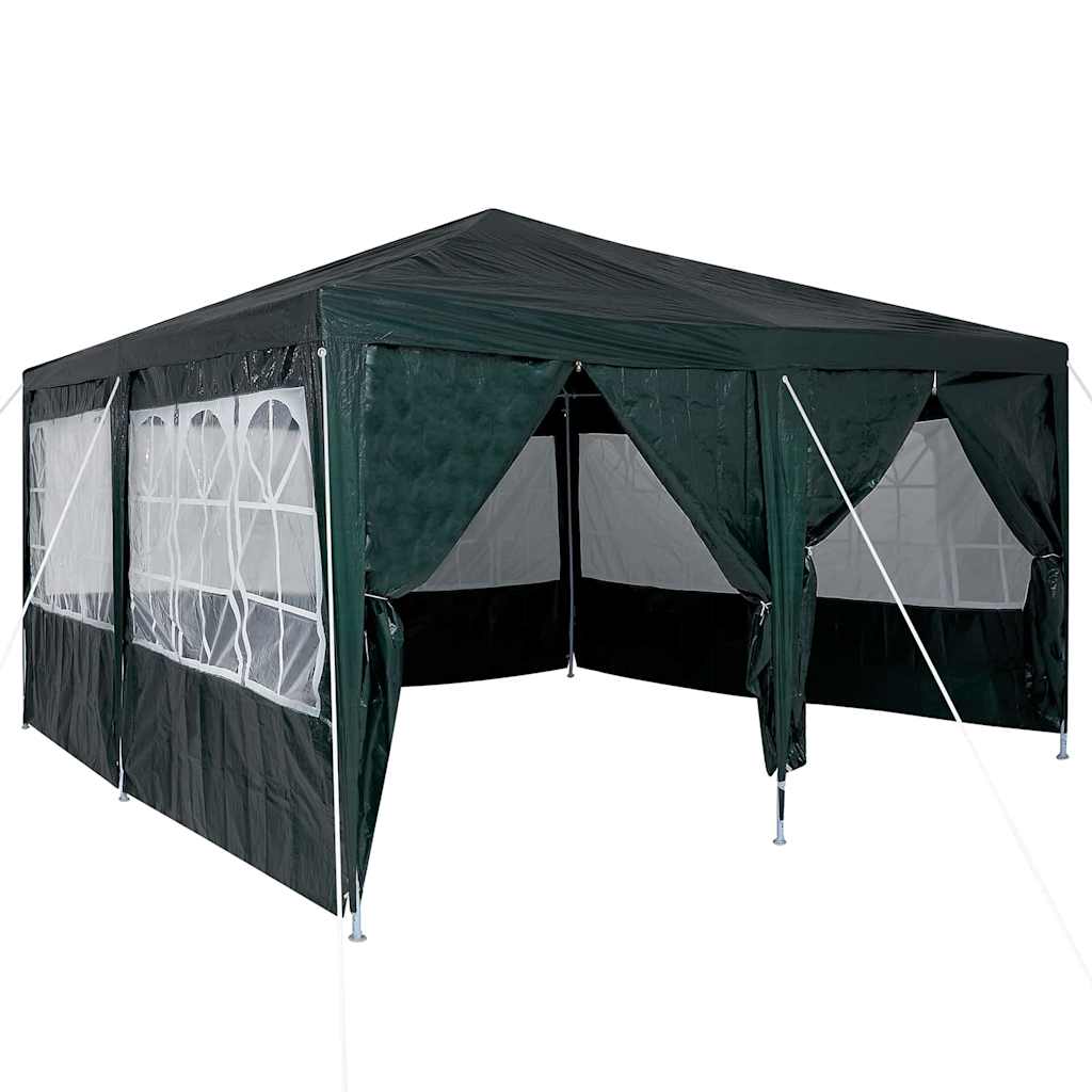 Maison Exclusive - Party-zelt Grün 400 X 400 X 266 Cm Polyethylen