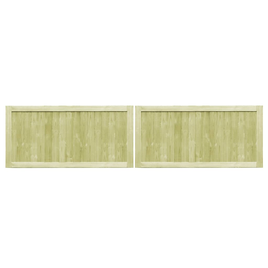 Maison Exclusive - Gartentore 2 Stk. Kiefernholz Imprägniert 300x