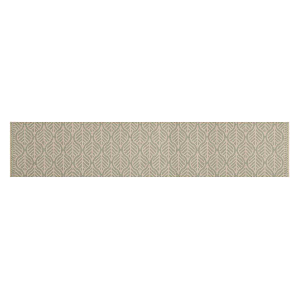 Maison Exclusive - Küchenteppich Waschbar Blätter 60x300 Cm Samt