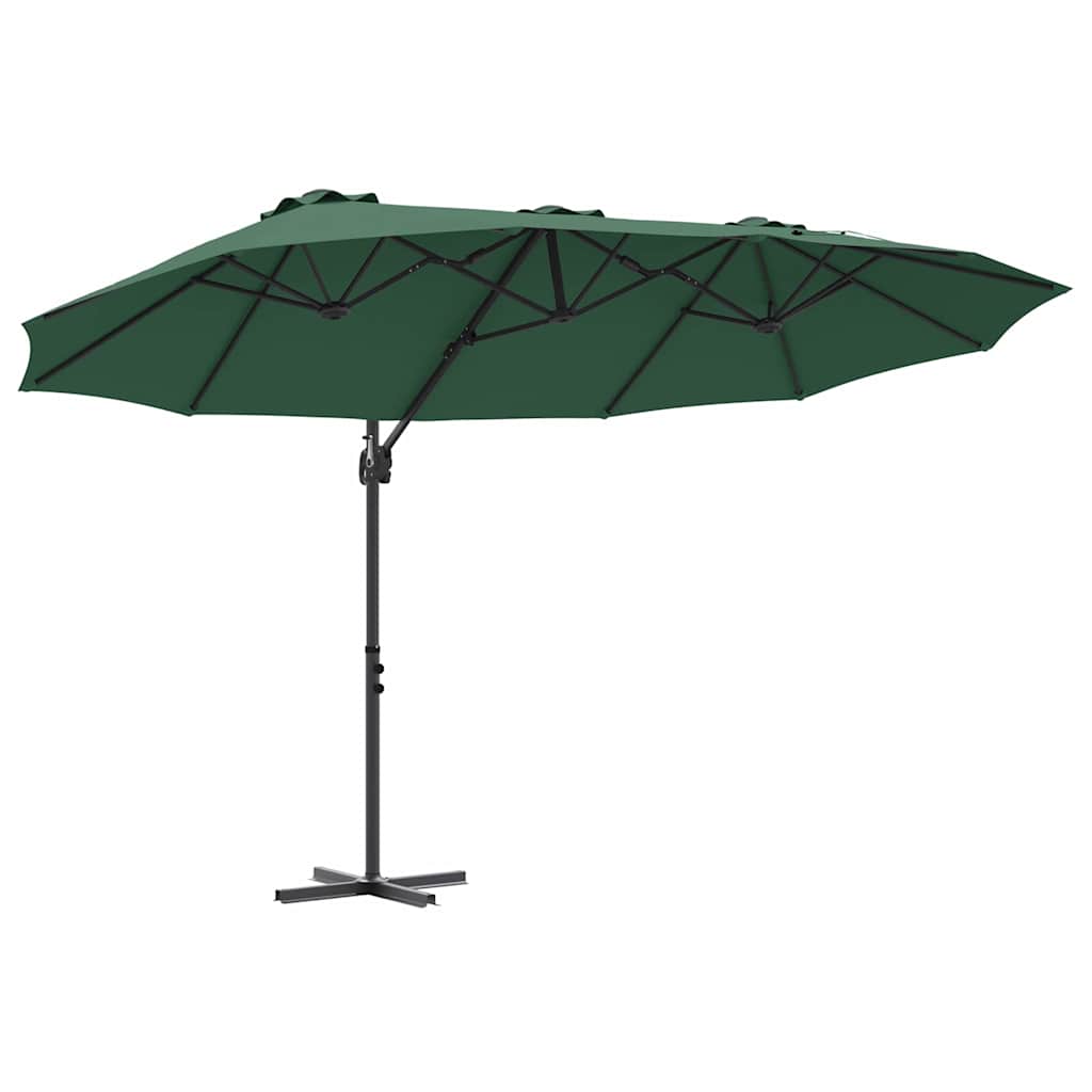 Maison Exclusive - Sonnenschirm Grün 372 X 198 X 243 Cm Polyester
