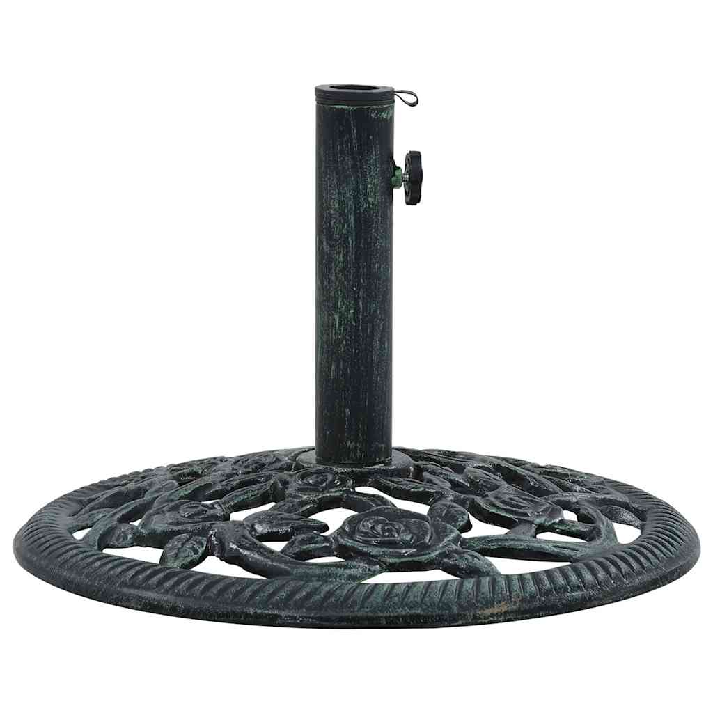 Maison Exclusive - Sonnenschirmständer Grün 9 Kg 40 Cm Gusseisen