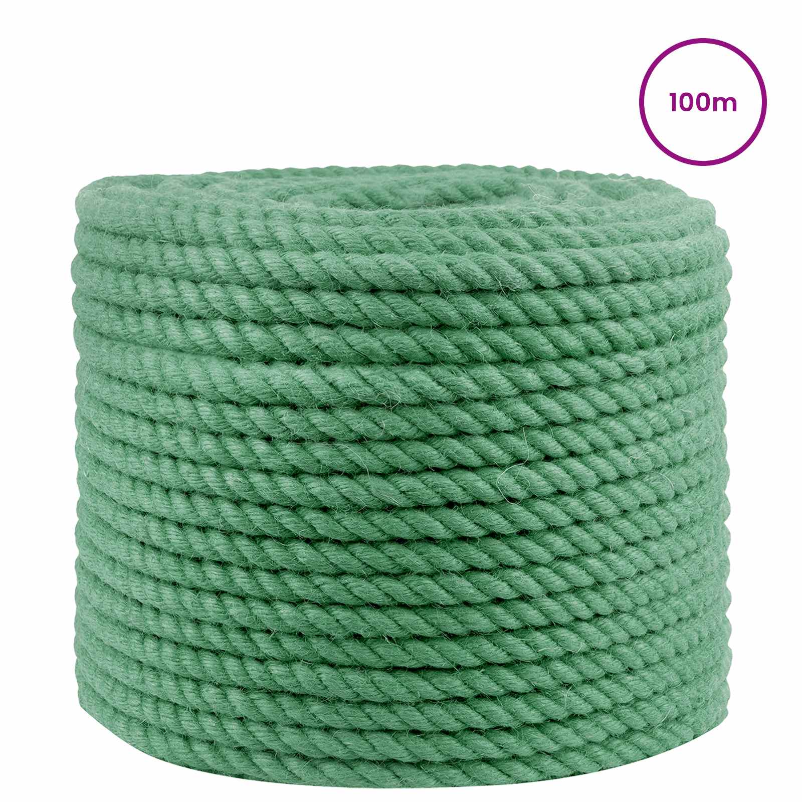 Maison Exclusive - Juteseil 14 Mm Grün 100% Tossa Jute