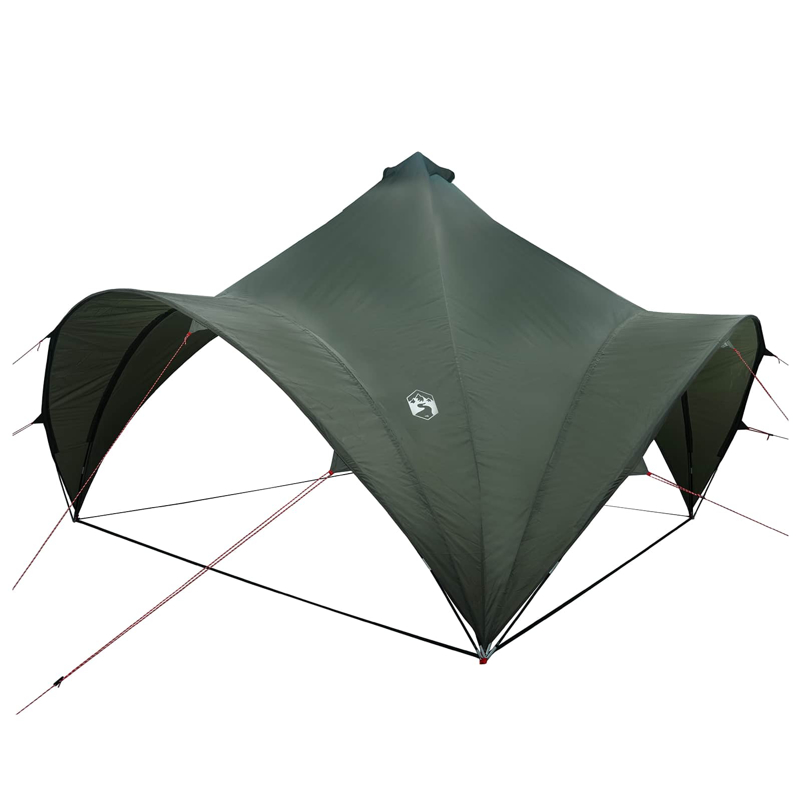 Maison Exclusive - Party-zelt 400 X 400 X 320 Cm Armeegrün Polyes