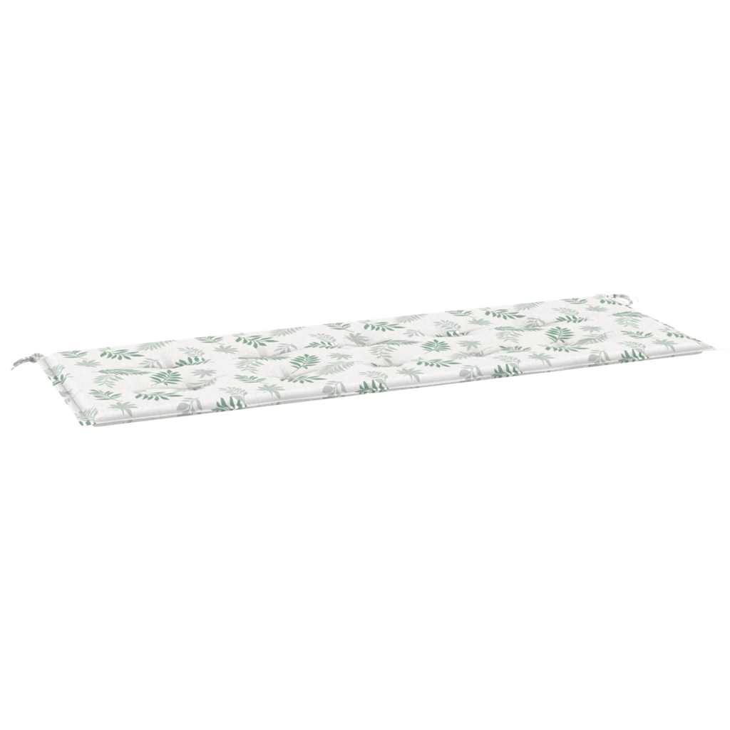 Maison Exclusive - Gartenbank-auflage Blattmuster 150x50x3 Cm Oxf