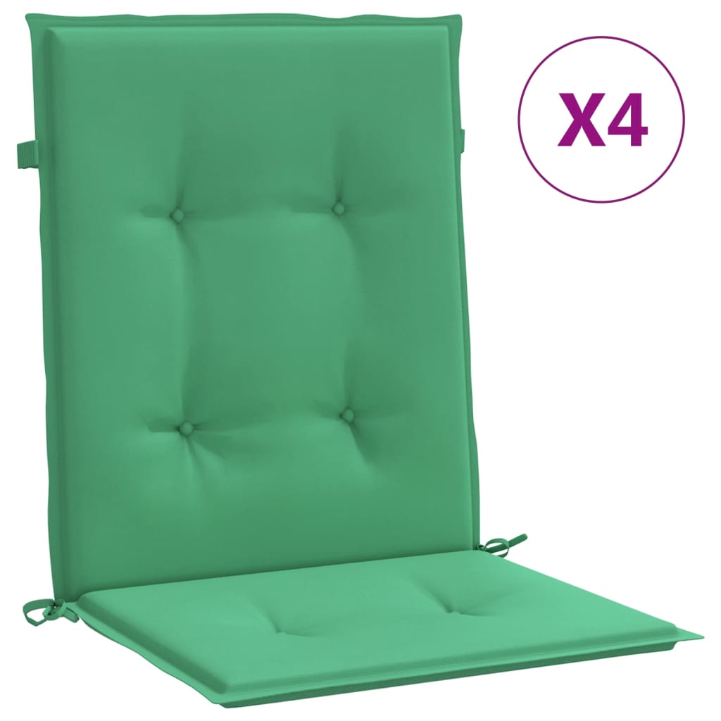 Maison Exclusive - Gartenstuhlauflagen Für Niedriglehner 4 Stk. G