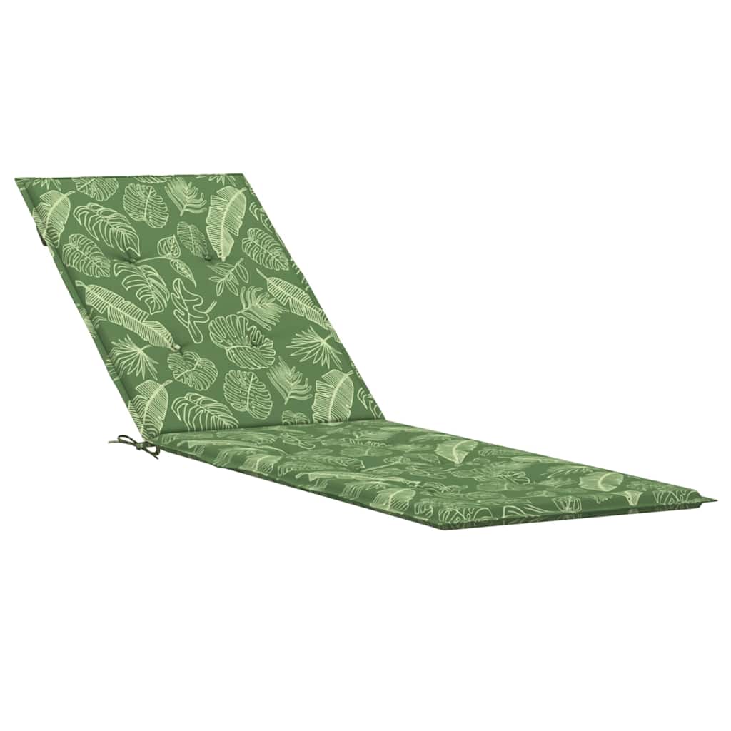 Maison Exclusive - Liegestuhl-auflage Blattmuster Oxford-gewebe