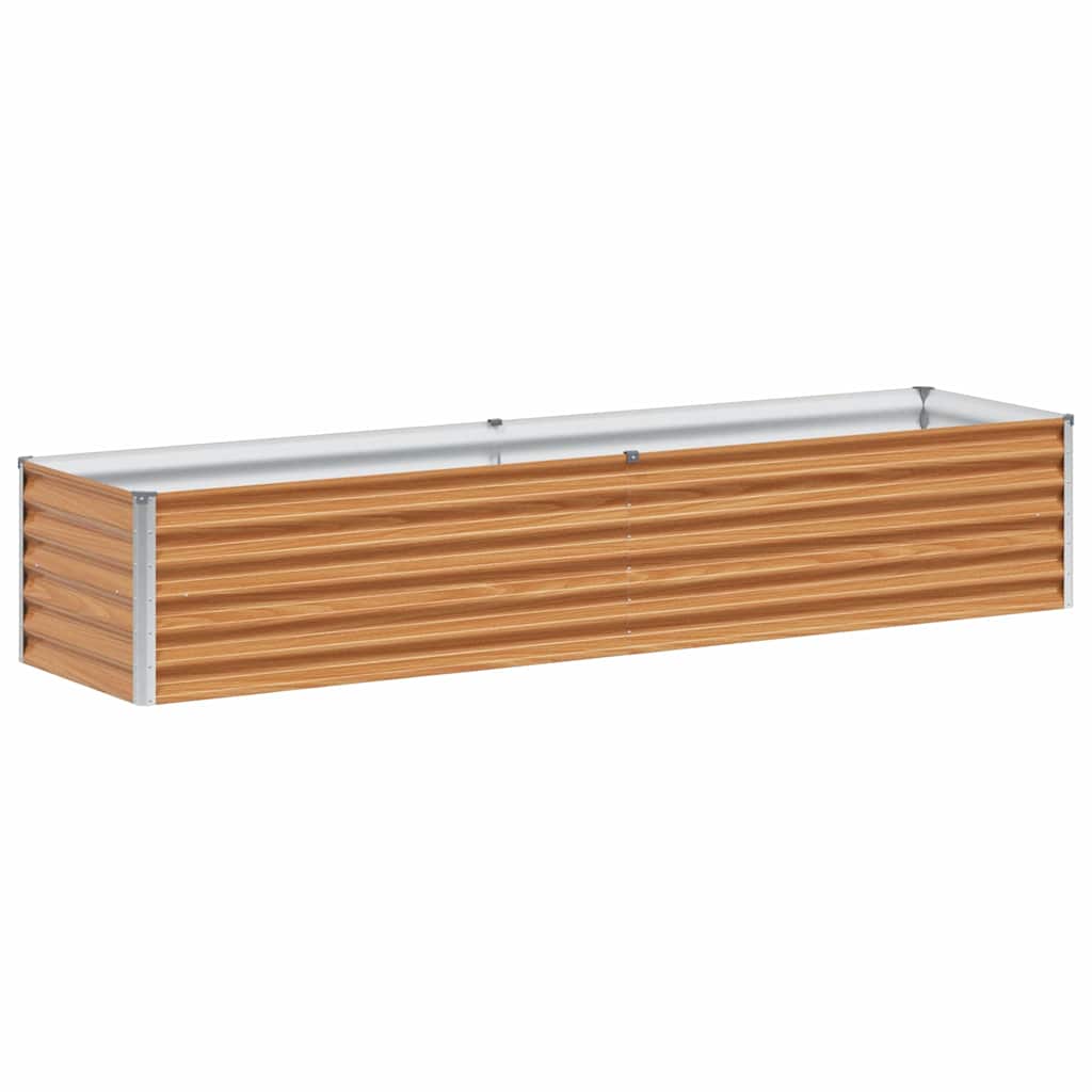 Maison Exclusive - Hochbeet Hellbraun 195 X 50 X 36 Cm Verzinkter